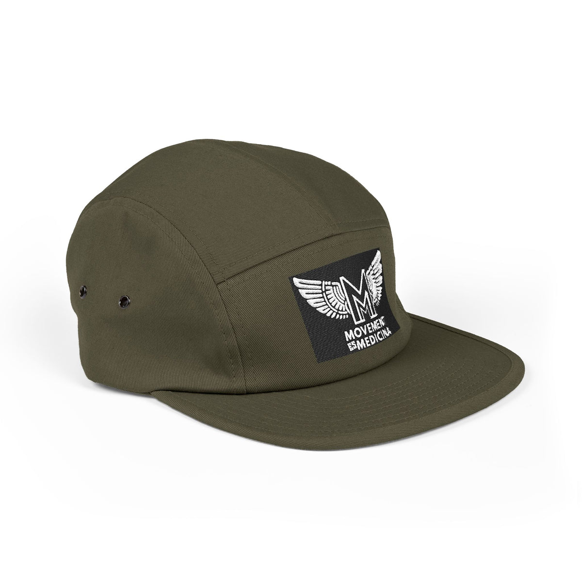 Embroidered 5 Panel Cap 100% Cotton