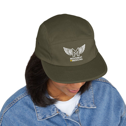 Embroidered 5 Panel Cap 100% Cotton