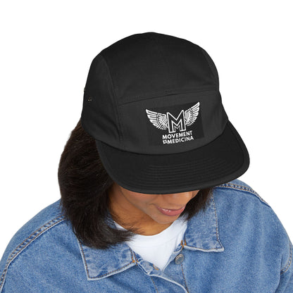 Embroidered 5 Panel Cap 100% Cotton
