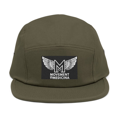 Embroidered 5 Panel Cap 100% Cotton