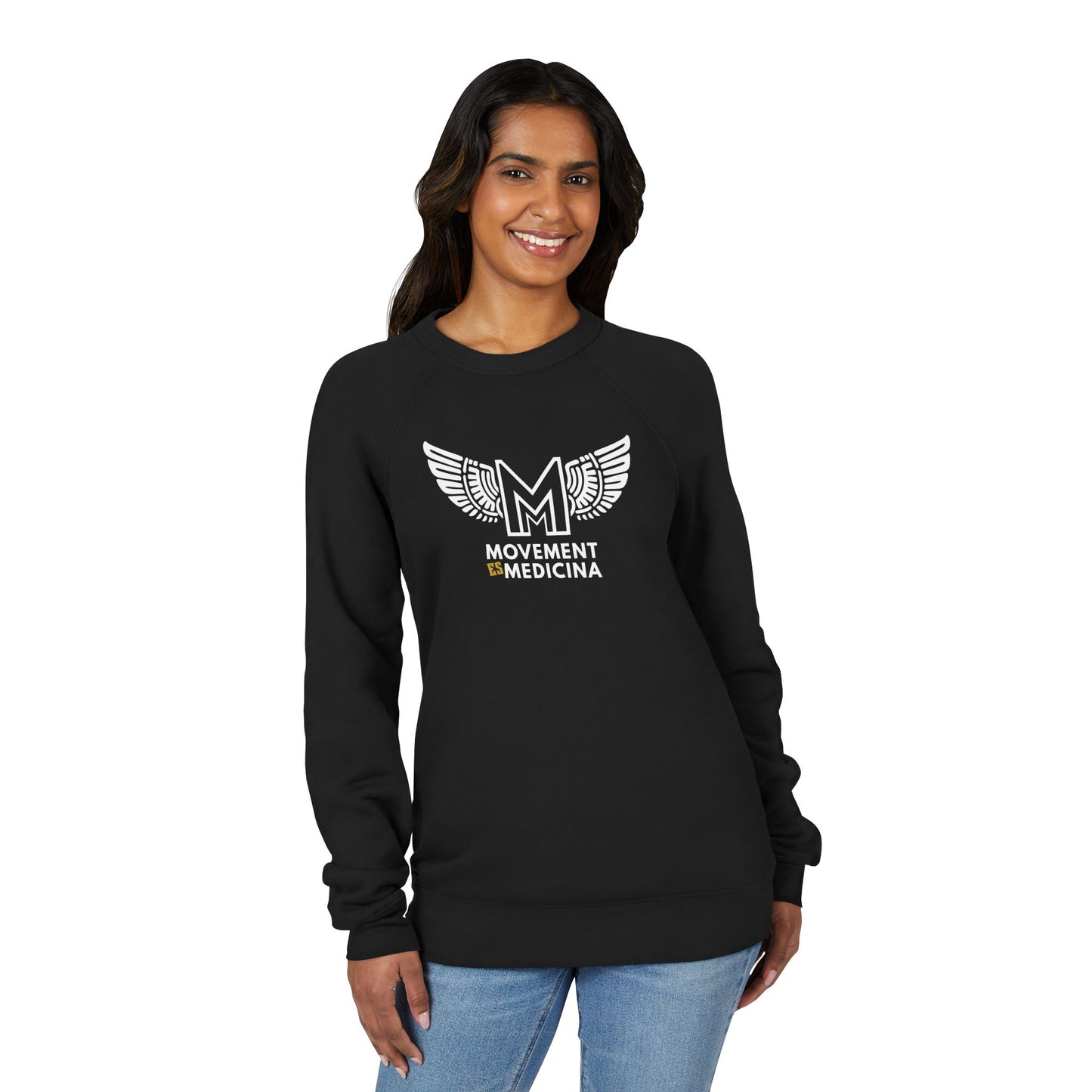 Movement is Medicine Unisex Raglan Sweatshirt