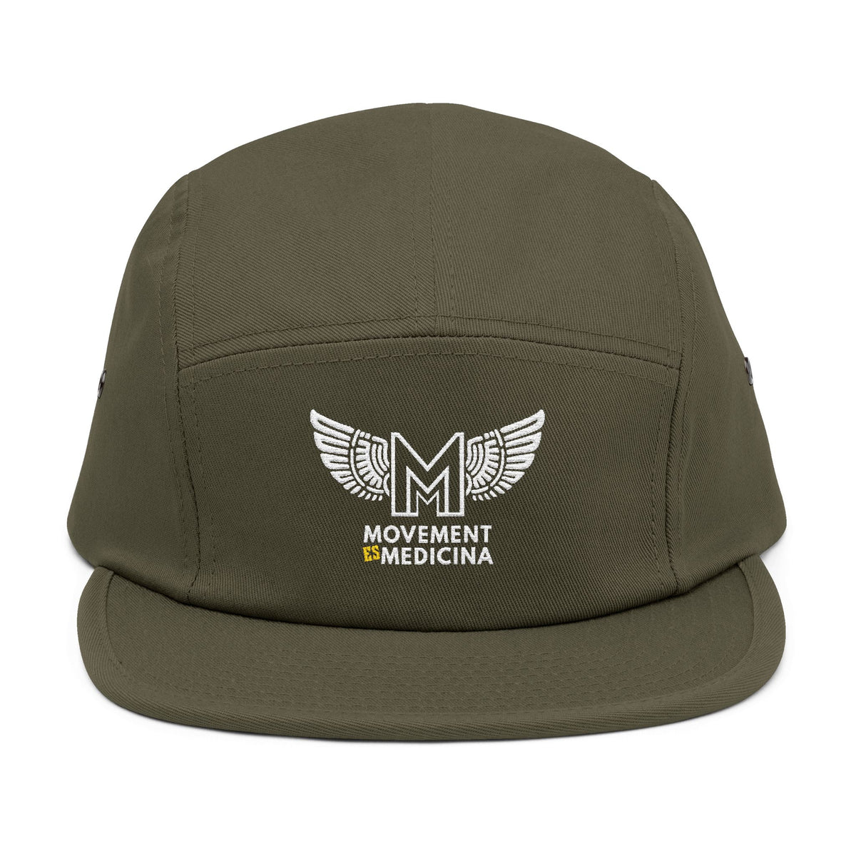Embroidered 5 Panel Cap 100% Cotton