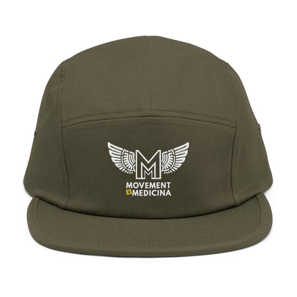 Embroidered 5 Panel Cap 100% Cotton