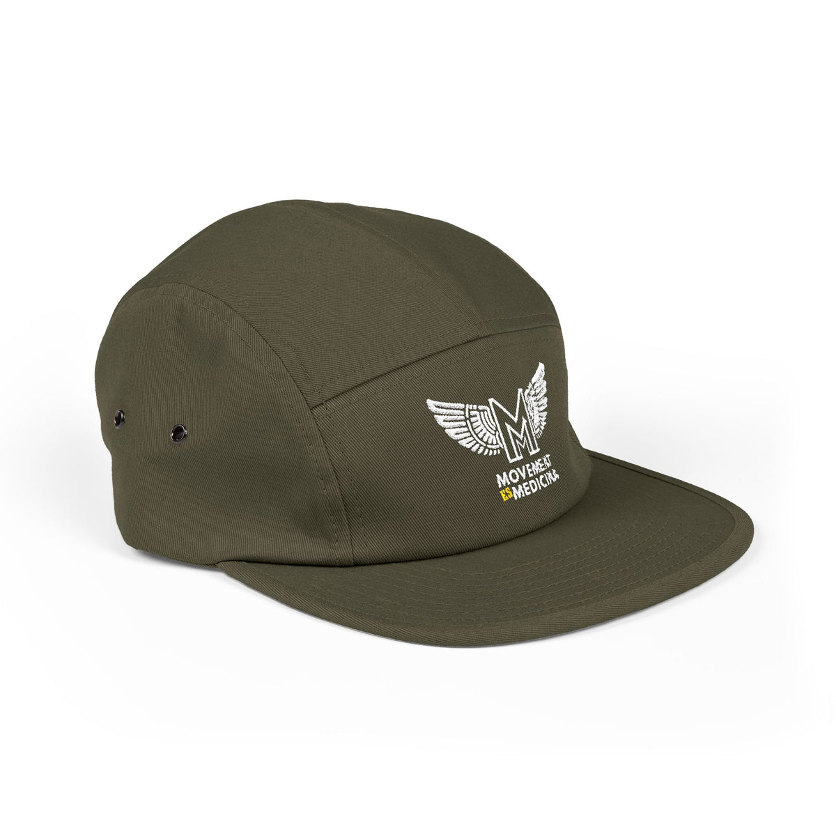 Embroidered 5 Panel Cap 100% Cotton