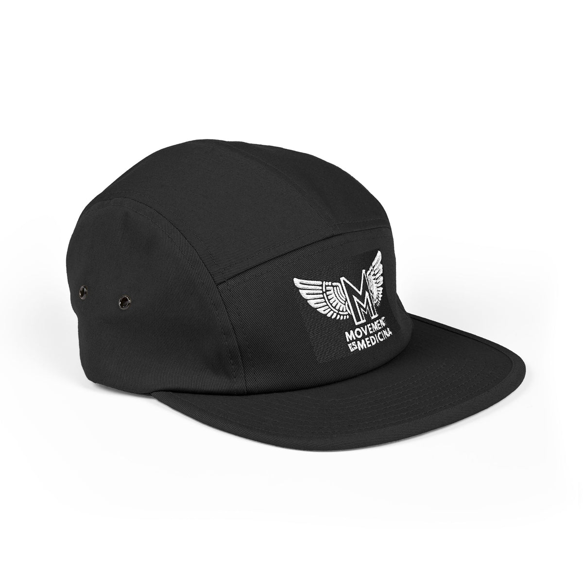 Embroidered 5 Panel Cap 100% Cotton