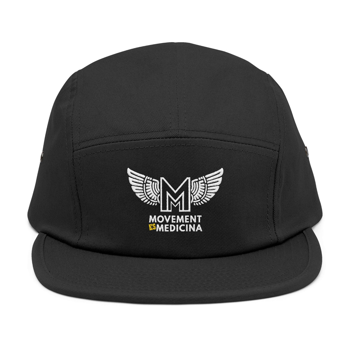 Embroidered 5 Panel Cap 100% Cotton