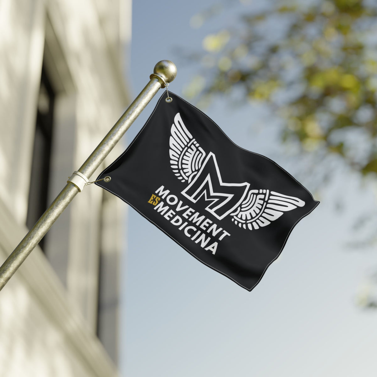 Movement Es Medicina Double-Sided Flag