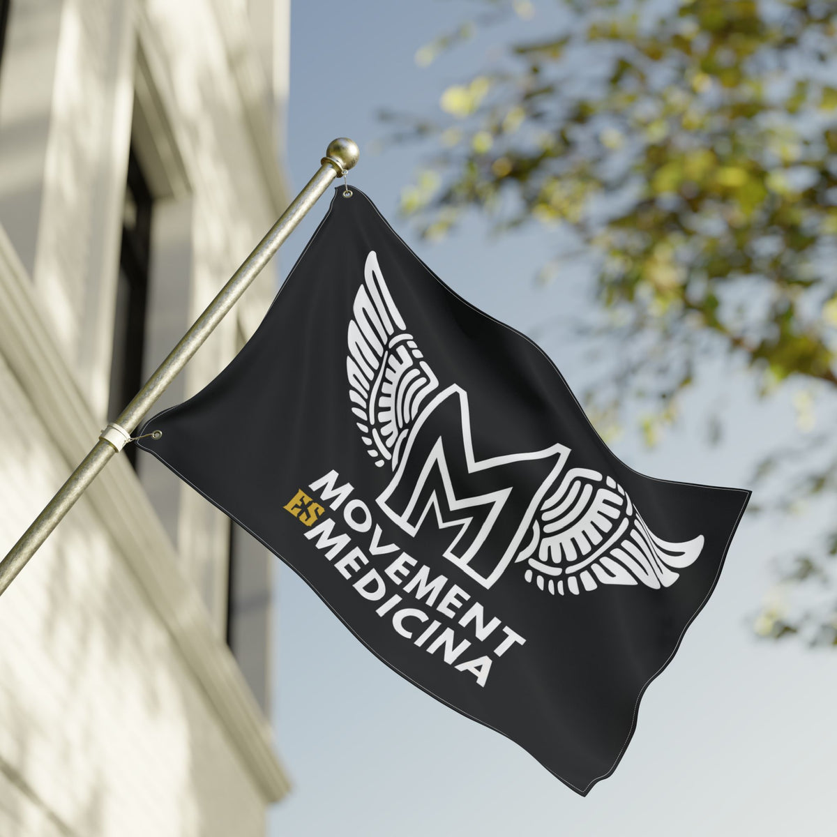 Movement Es Medicina Double-Sided Flag